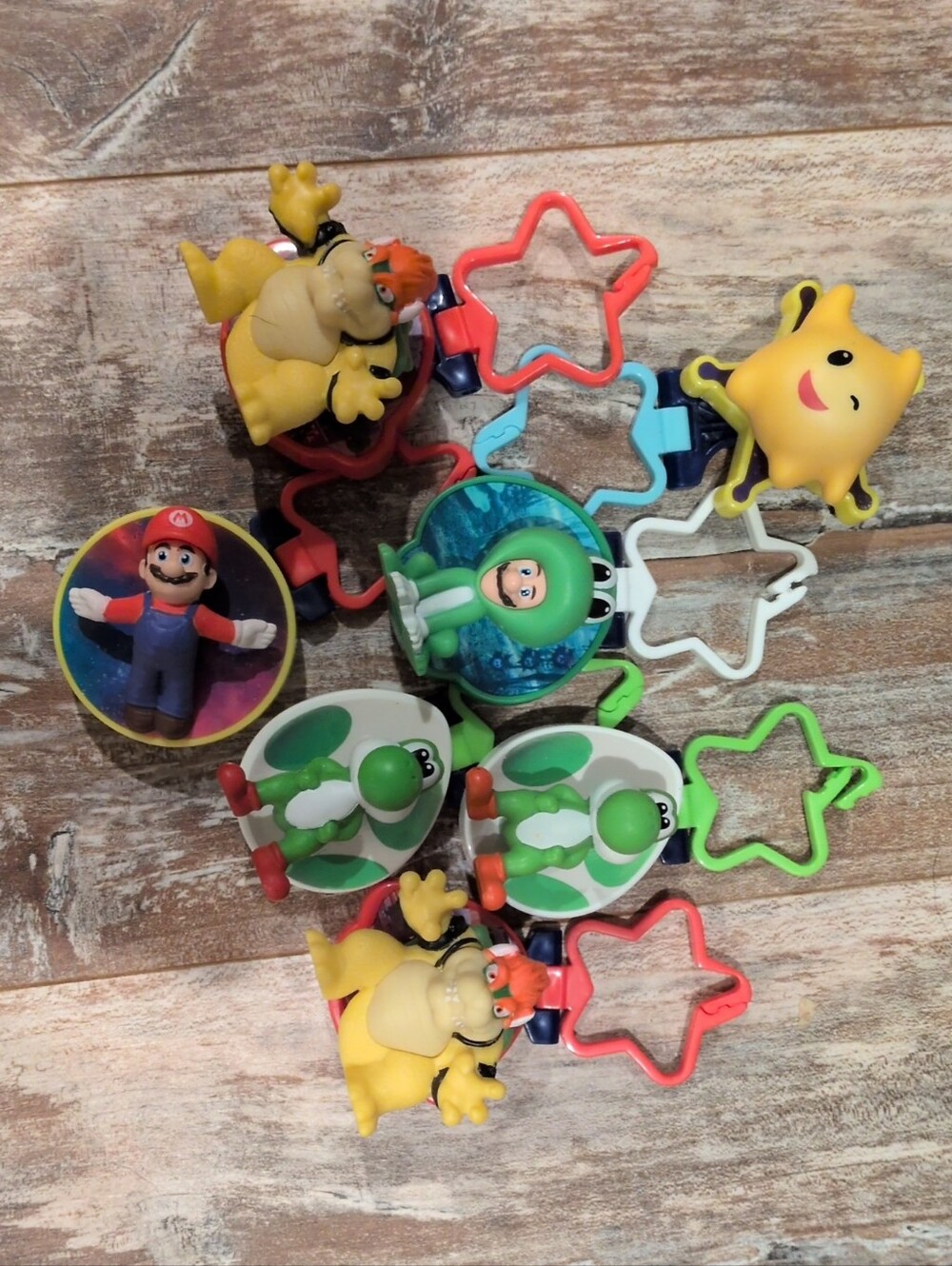 McDonald's Multicolor Kids Figure Set with Yellow, Green, Red & Blue Accents